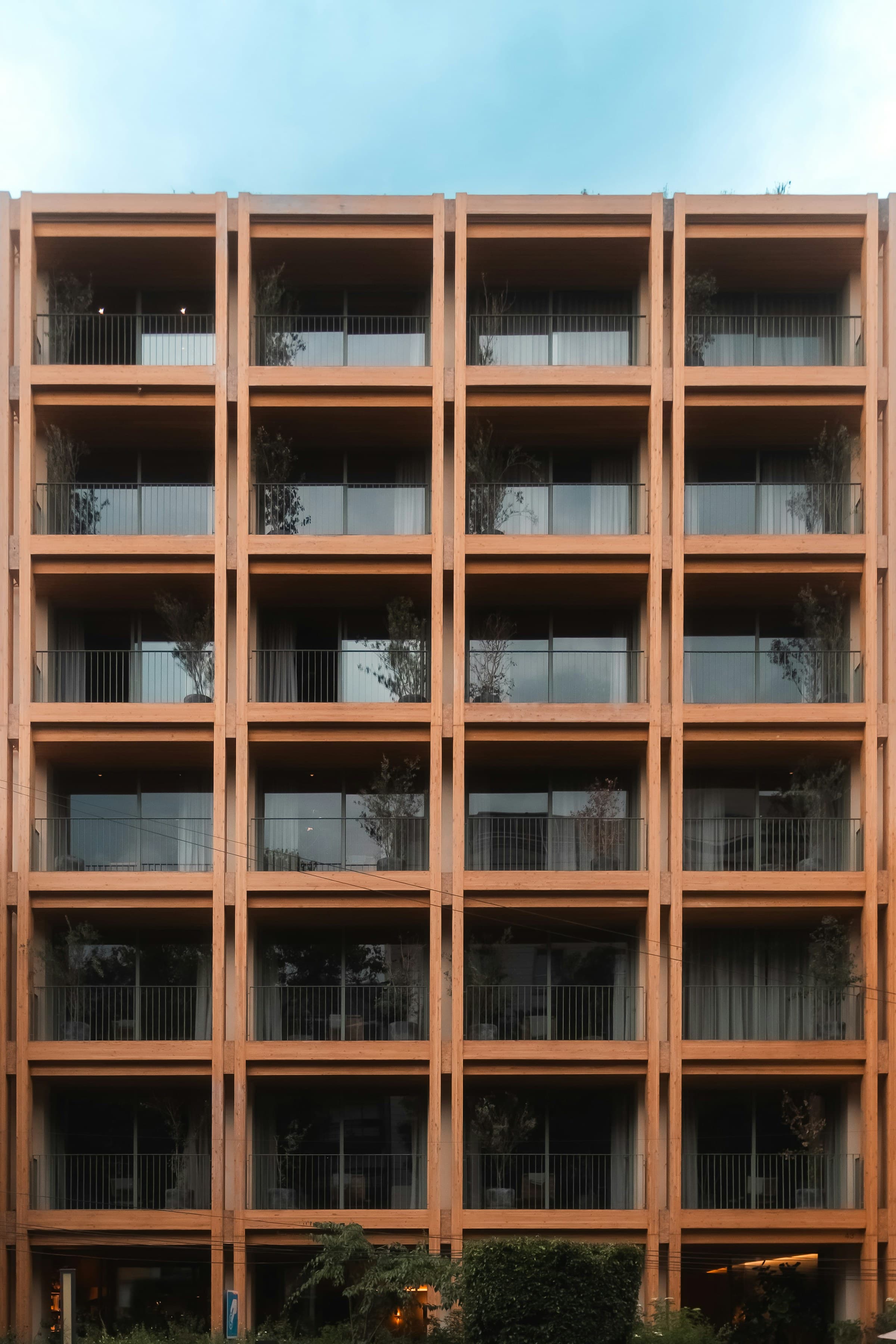Modern Swiss multi-family building